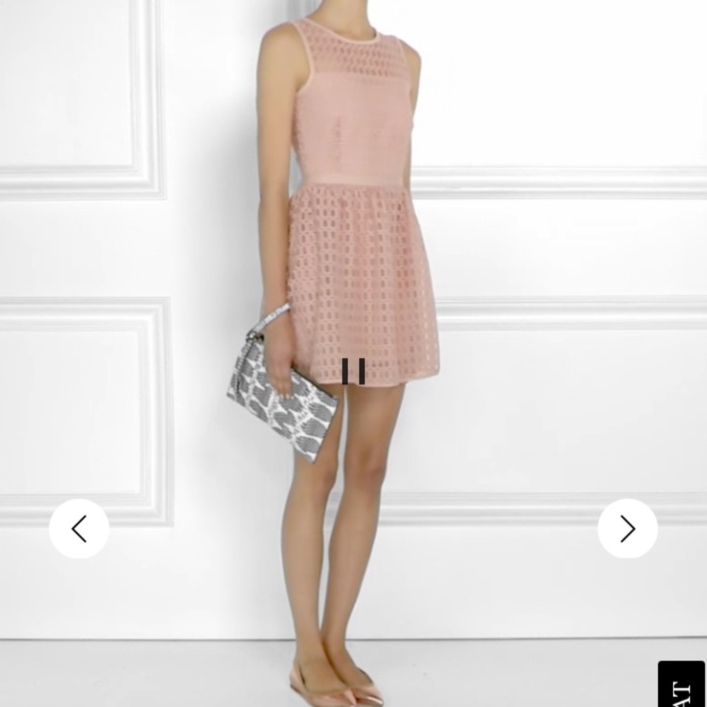 🥂MAJE🥂ELIXIR ANGLAISE ORGANZA MINI DRESS🥂 - Picture 5 of 13